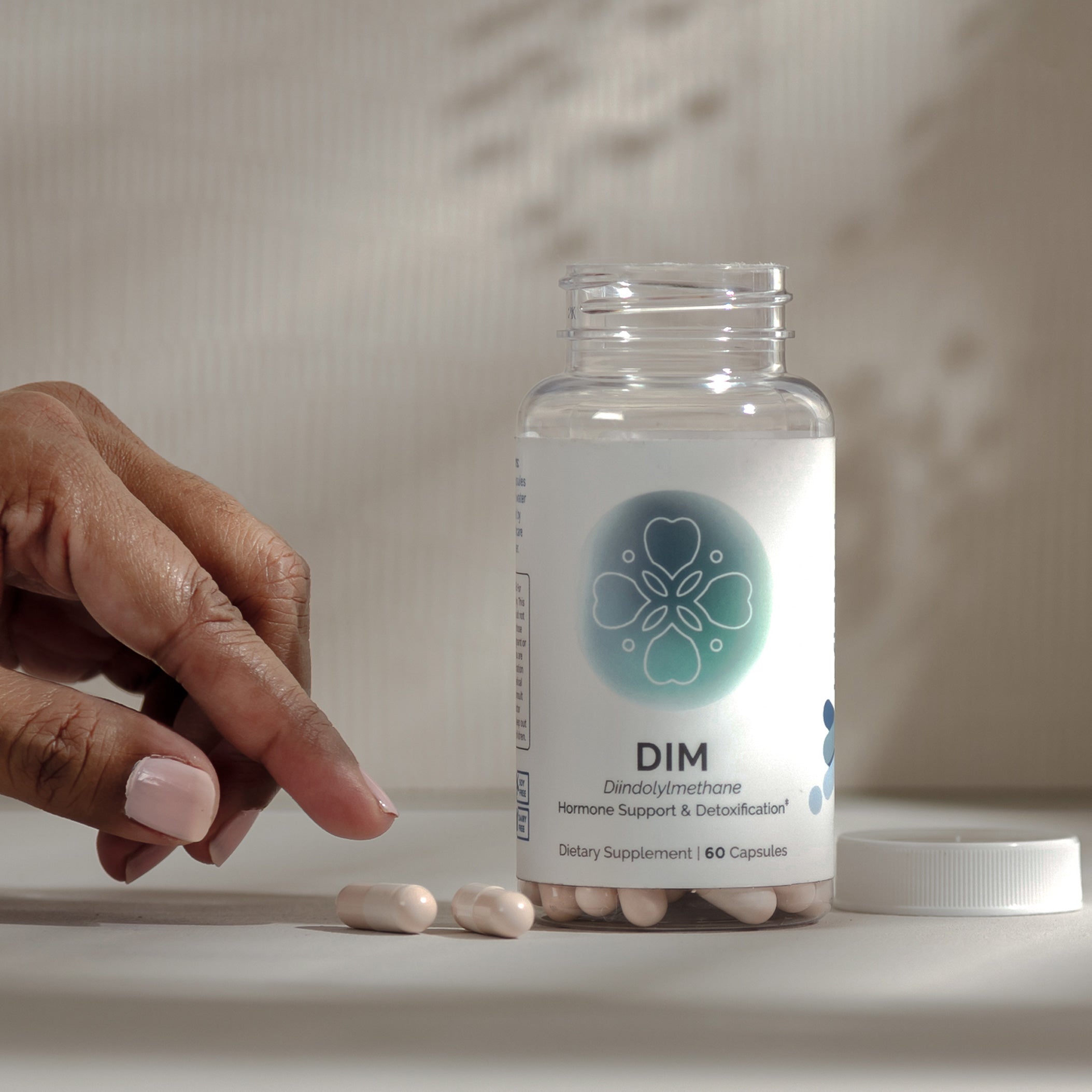 DIM Diindolylmethane: Hormone support & detoxification dietary supplement, 60 capsules.