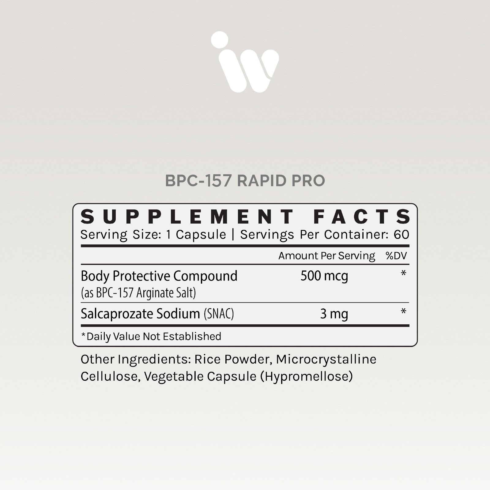 bpc 157 peptide ingredients BPC-157 Peptide Capsules, Gluten-Free