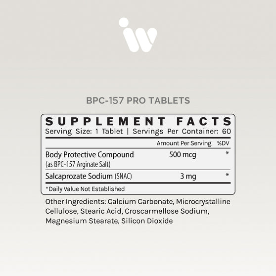 BPC-157 TABLETAS PRO - 500MCG