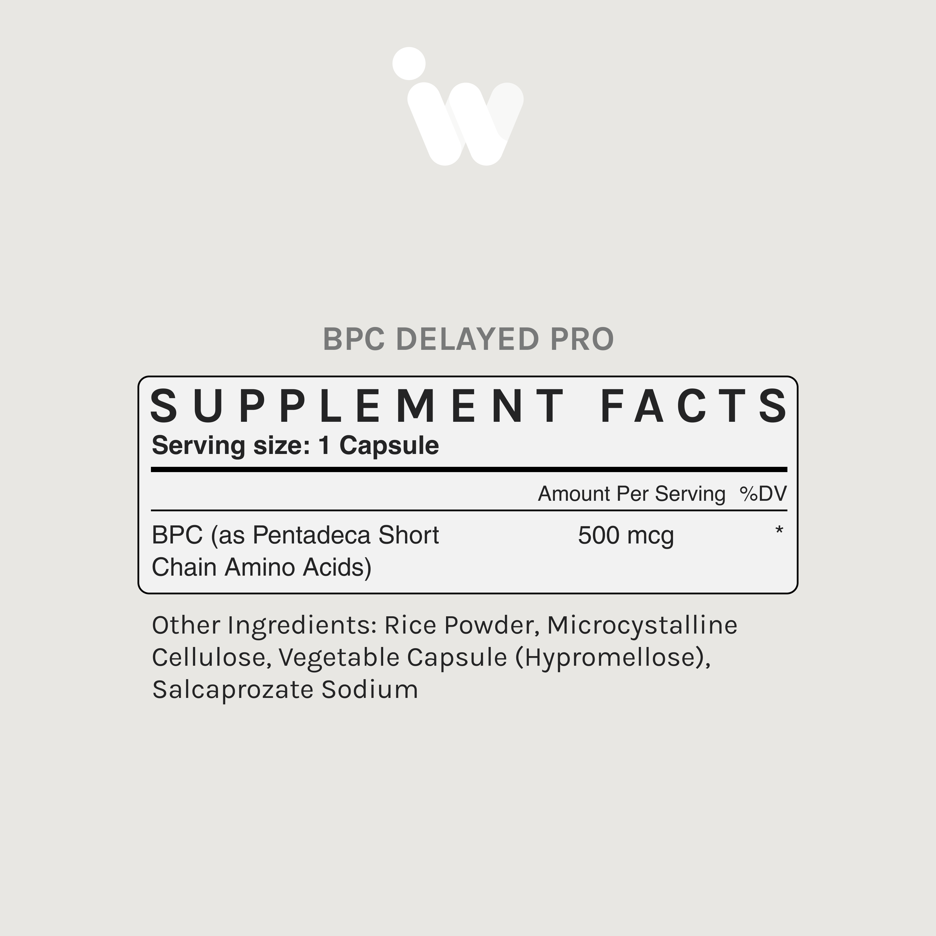 BPC-157 PRO RETARDADO - 500MCG