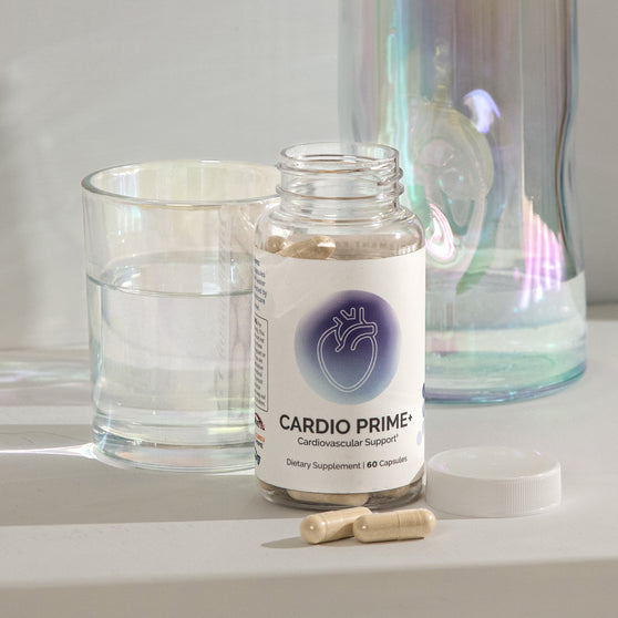 Cardio Prime+ Cardiovascular Support dietary supplement: 60 capsules.
