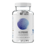 Supplement bottle with 90 capsules; pre/pro/postbiotic blend.
