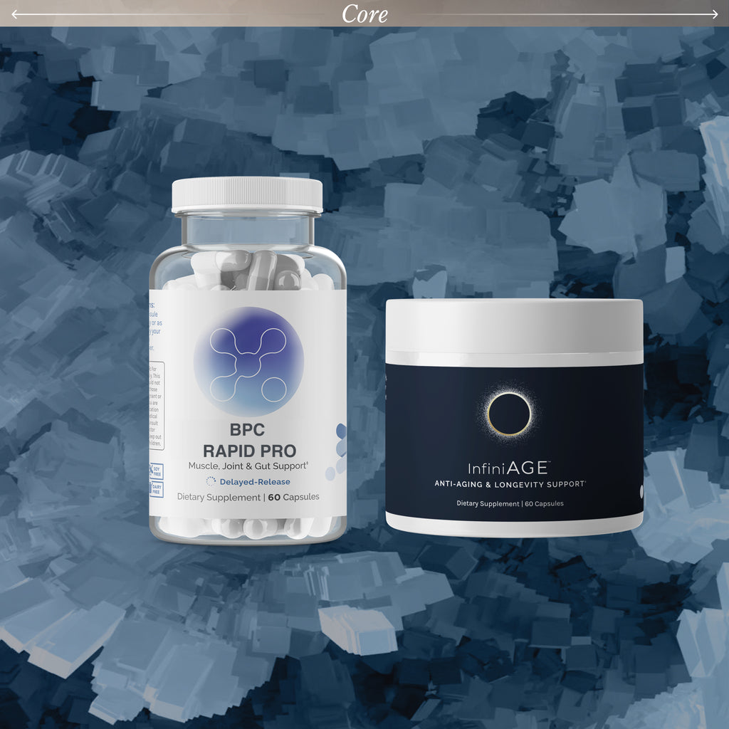 Infiniwell Vitality and Healthy Aging Supplement Stack